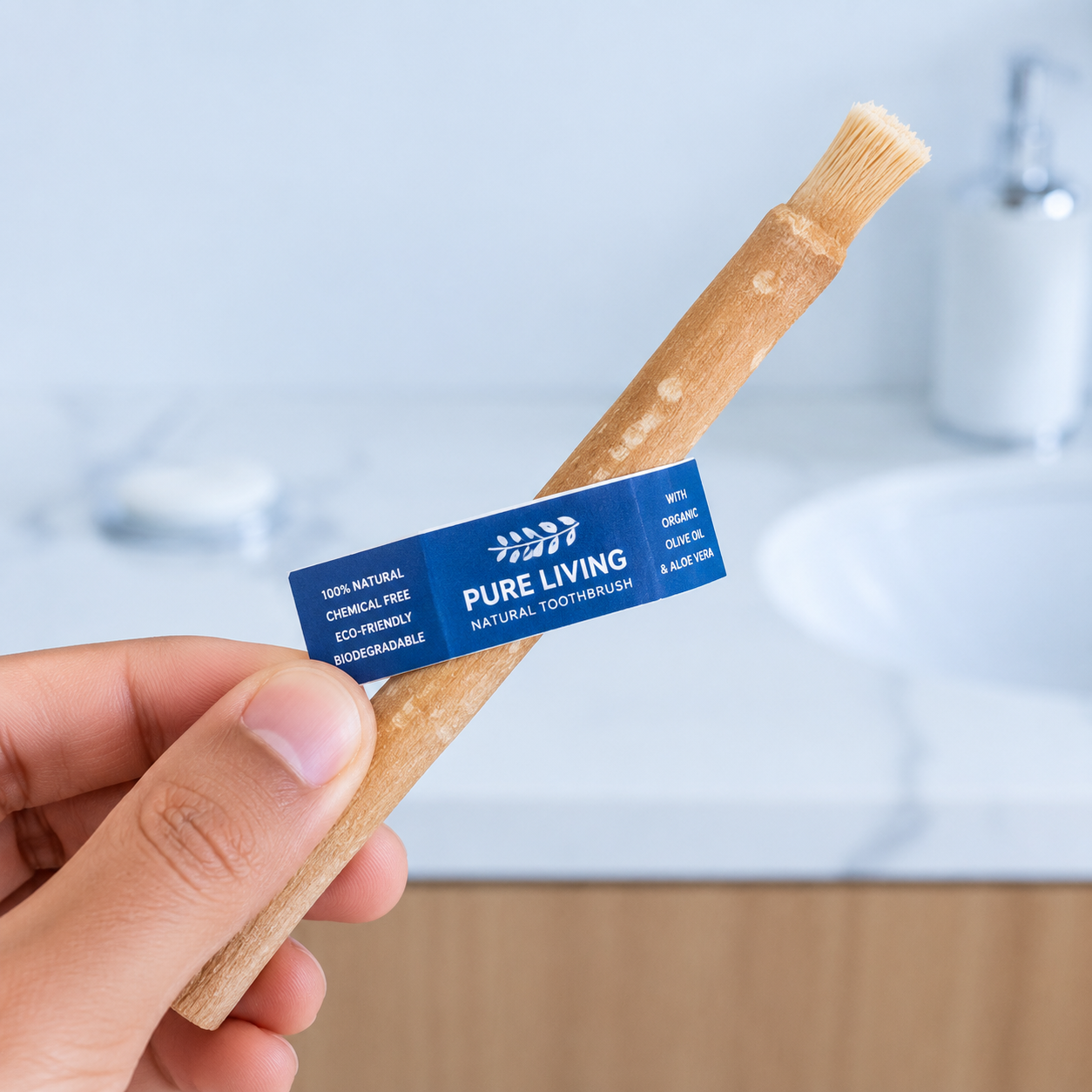 Ancient Miswak Toothbrush 1pc — Pure Living