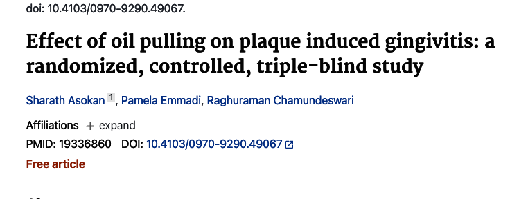 Asokan S et al., Indian J Dent Res, 2009 — PMID 19336860