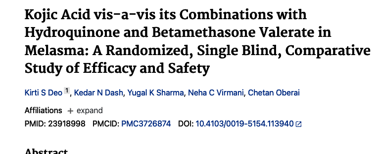 Deo et al., Indian Journal of Dermatology, 2013 — PMID 23918998